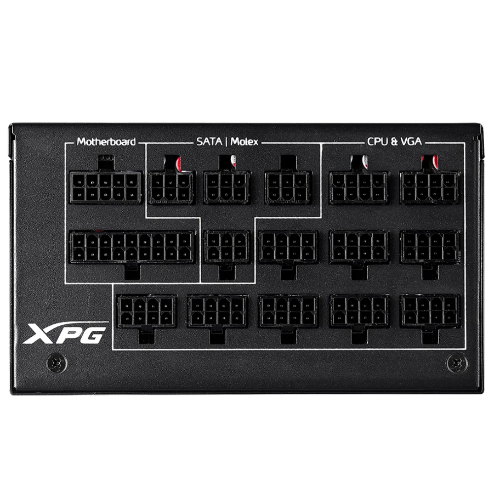 Fuente Certificada XPG 1300W Cybercore II 80 Plus Platinum Full Modular CYBERCOREII1300P-BKCAR