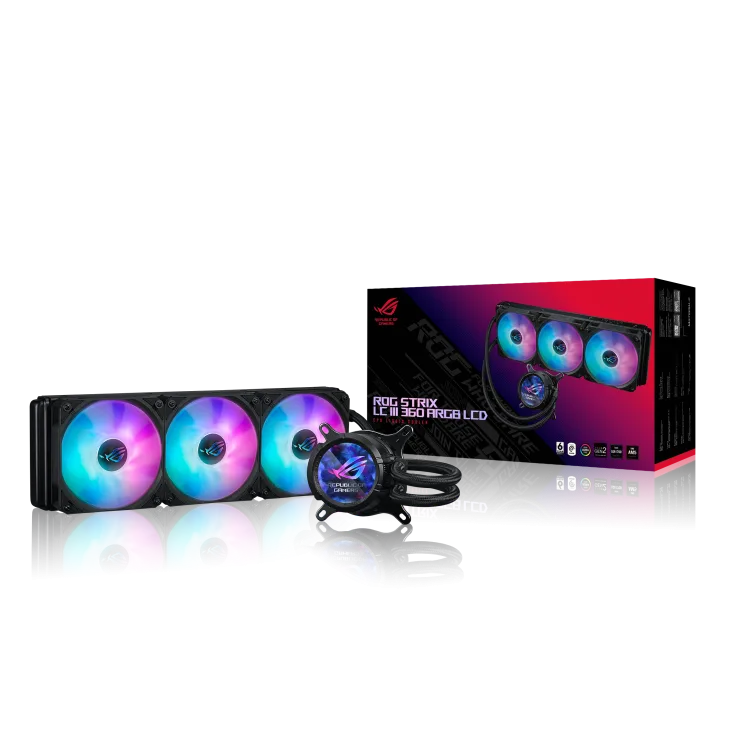 Refrigeracion Water Cooler Asus Rog Strix LC III 360 ARGB LCD Black