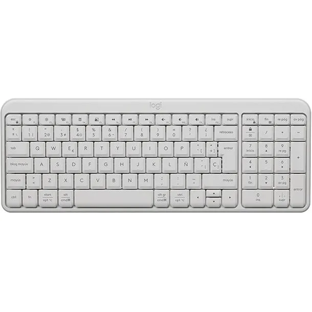 PERIFERICOS TECLADO BLUETOOTH LOGITECH K250 PEBBLE WHITE 920-013446