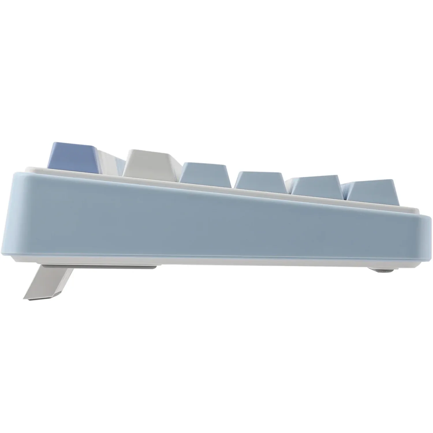 Perifericos Teclado Inalambrico Aula F75 Blue White Dark Blue RGB Switch Reaper Gamer Mecanico BT