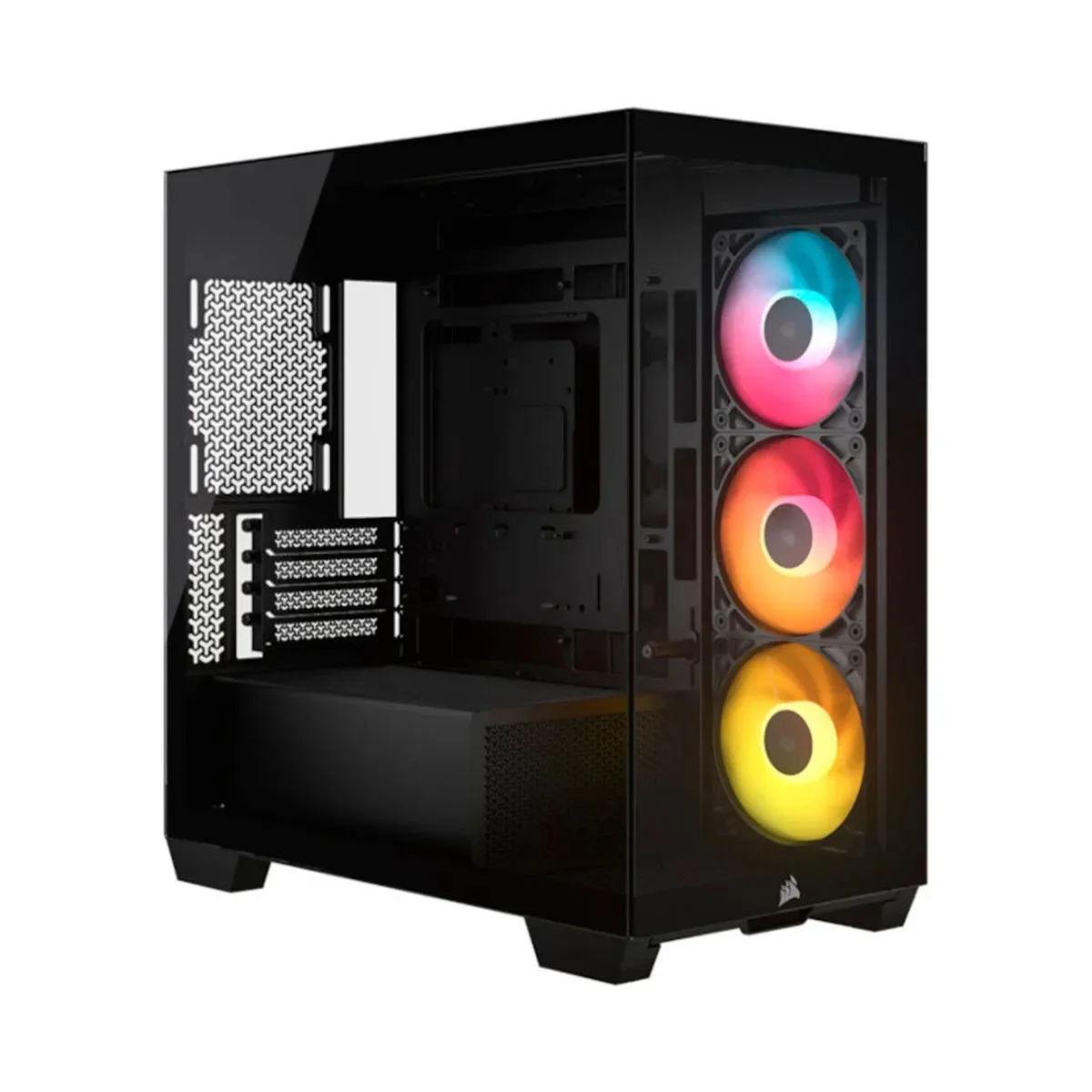 GABINETE GAMER CORSAIR 2800X RS-R X3 FAN ARGB BLACK CC-9011347-WW