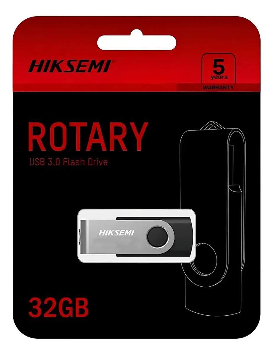 Almacenamiento Pendrive Hiksemi 32GB 3.0 Rotary HS-USB-M200S 32G U3