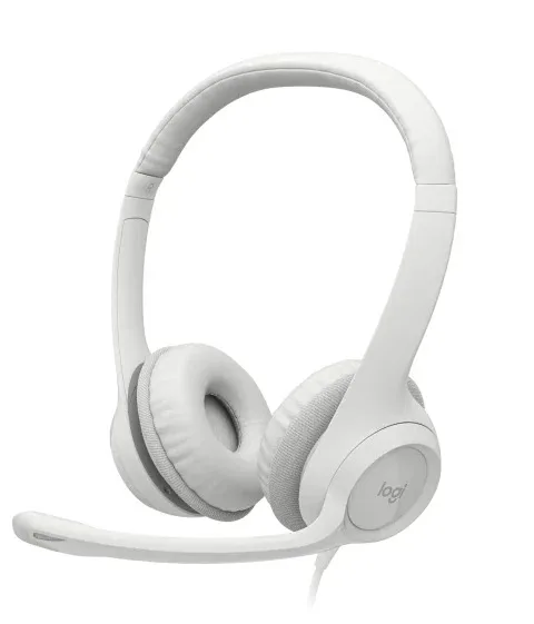PERIFERICOS AURICULAR LOGITECH H390 USB OFF WHITE 981-001285