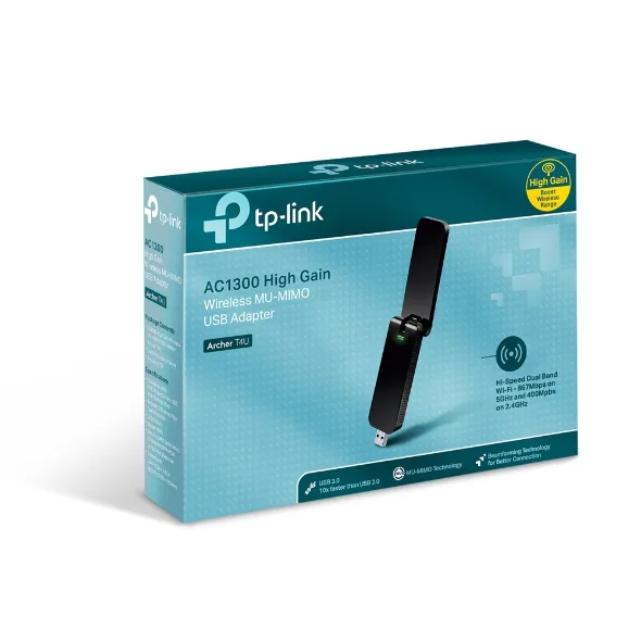 Conectividad Placas WiFi Dual Band Tp-Link Usb Archer T4U