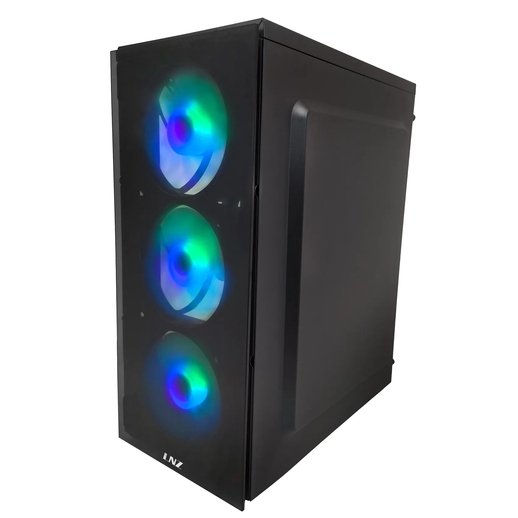 Gabinete Gamer LNZ L10 X4 Fan ARGB Black L10-ARGB-BLK