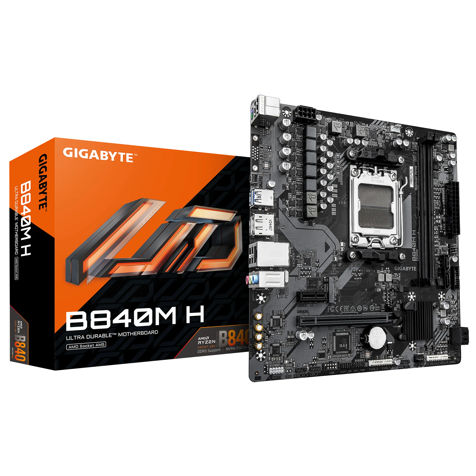 MOTHERBOARD AMD GIGABYTE B840M H AM5