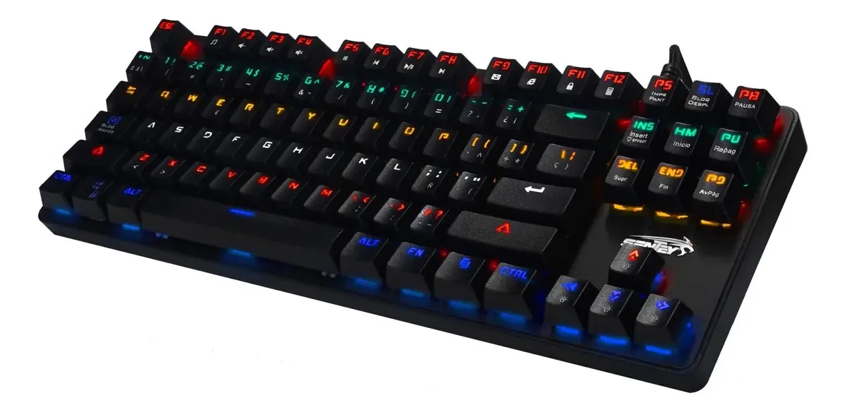 Perifericos Teclado USB Sentey FSPRO RGB Gamer Mecanico Switch Red GS-510