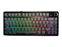 Perifericos Teclado Inalambrico Aula F75 Max Gradient Grey Contour Line Switch Mecanico BT Gamer