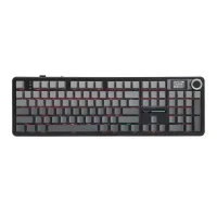 Perifericos Teclado Inalambrico Aula F108 Pro Gradient Gray Switch Zephyr Gamer Mecanico BT