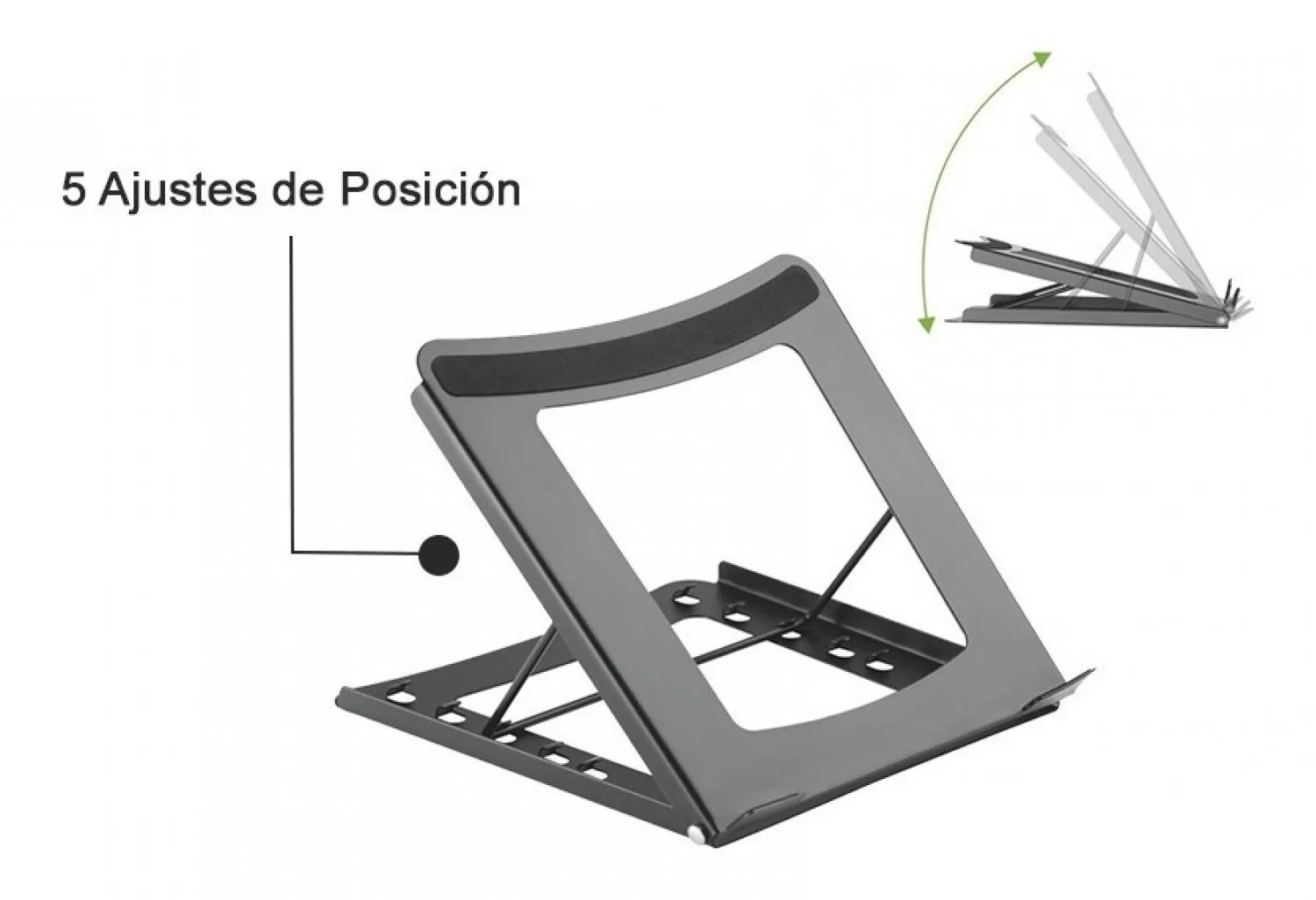 SOPORTE INTELAID PLEGABLE NOTEB TABLET 5 POSIC ERGONOM. IT-BNB
