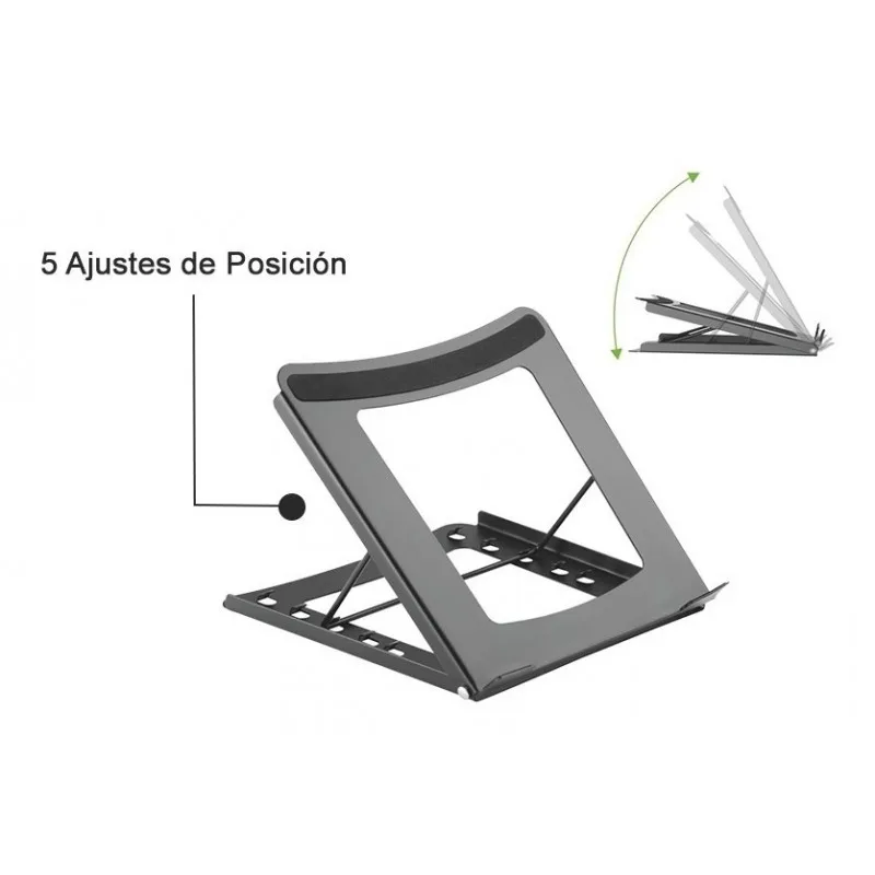 Soporte Intelaid Plegable Noteb Tablet 5 Posic Ergonom. It-bnb