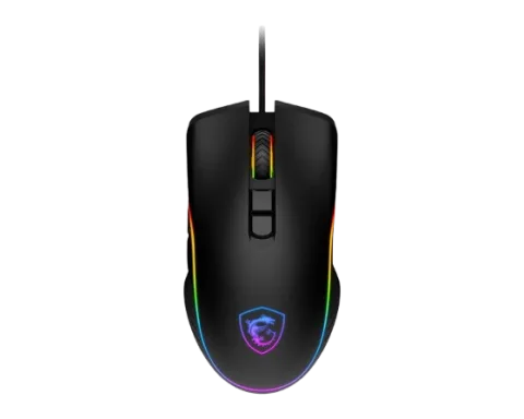 Perifericos Mouse USB MSI Forge GM300 RGB Black Gamer
