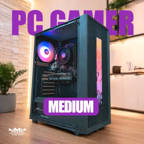 PC Armada Gamer Medium Ryzen 5 5600X /RTX 3050 /A520M /16GB /480GB /Gabinete /Fuente 550W 80P