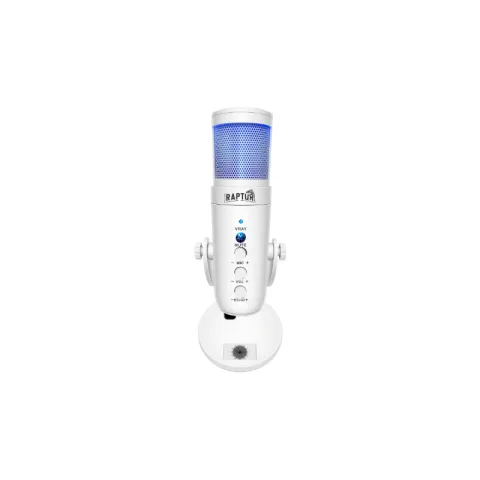Perifericos Microfono Raptor Vox Pro RGB White RAP-MICRO-PRO-RGB-USB-WH