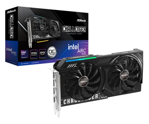 Placa De Video Intel ARC Asrock B580 Challenger 12GB B580 CL 12GO