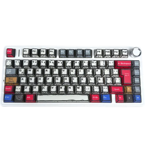 Perifericos Teclado Inalambrico Aula F75 Comics Switch Star Vector Gamer Mecanico BT
