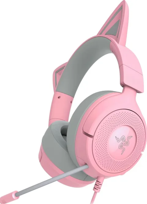 Perifericos Auricular Razer Kraken Kitty V3 X Quartz Pink Gamer RZ04-05350100-R3U1