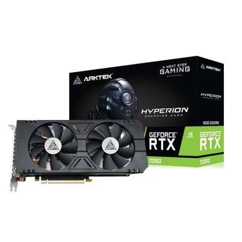 Placa De Video Nvidia Geforce Arktek RTX 2060 Hyperion 6GB AKN2060D6S6GH1