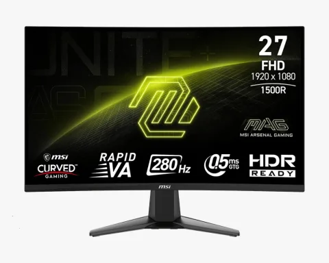 Monitor 27 MSI 280Hz Full HD 0.5ms Curvo MAG 276CXF