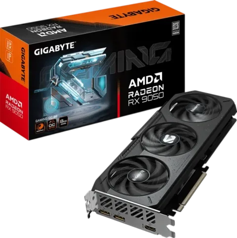 Placa De Video Radeon Gigabyte RX 9050 Gaming OC 8G GV-R9050GAMING OC-8GD