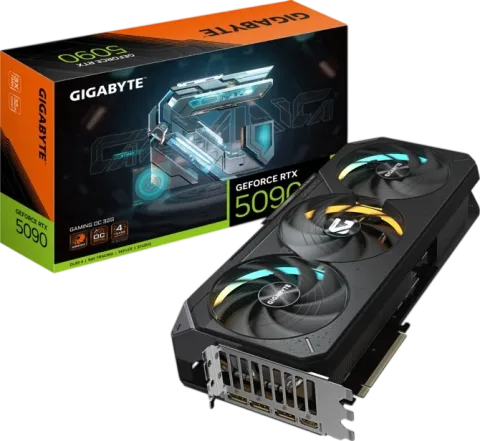 Placa De Video Nvidia Geforce Gigabyte RTX 5090 Gaming OC 32G GV-N5090GAMING OC-32GD