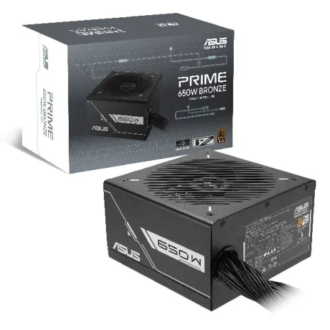 Fuente Certificada Asus 650W Prime 80 Plus Bronze PRIME-650B-BLACK