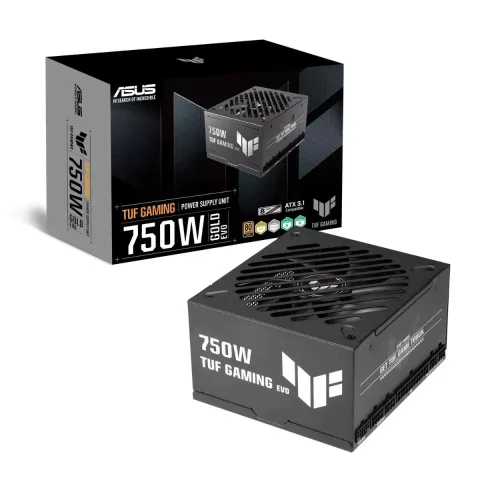 Fuente Certificada Asus 750W Tuf Gaming Evo 80 Plus Gold Full Modular TUF-GAMING-750G-EVO