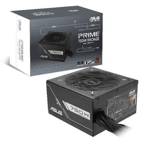 Fuente Certificada Asus 750W Prime 80 Plus Bronze PRIME-750B-BLACK