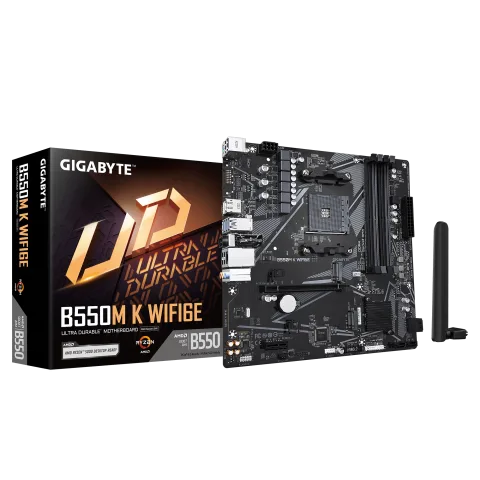 Motherboard Amd Gigabyte B550M K WIFI6E AM4