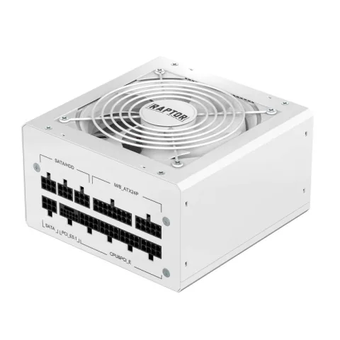 Fuente Certificada Raptor Volt 1000W 80 Plus Gold Full Modular White ZU-ATX105xy-WH