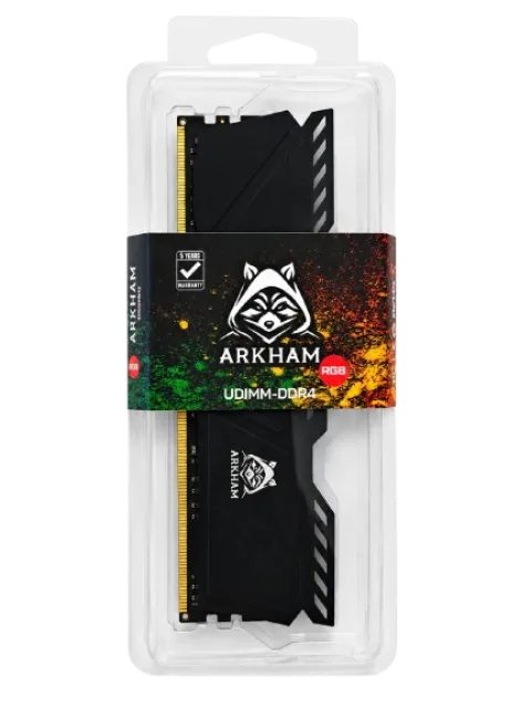 Memoria Ram DDR4 8GB Arkham 3200MHz RGB Black ARKU8GD432RGB