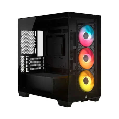 Gabinete Gamer Corsair 2800X RS-R X3 Fan ARGB Black CC-9011347-WW