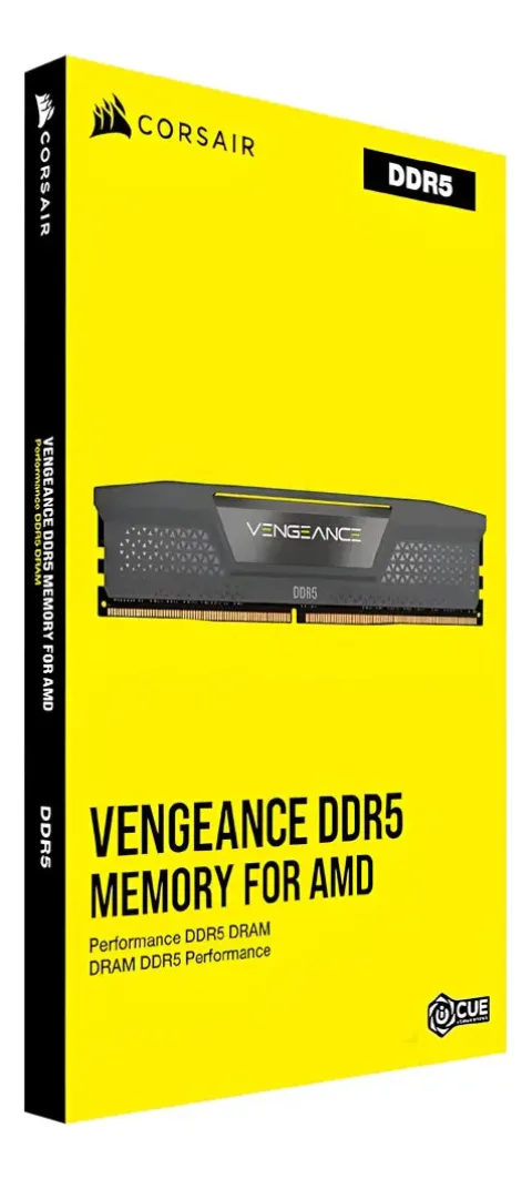Memoria Ram DDR5 16GB Corsair 6000MHz Vengeance Black CMK16GX5M1D6000Z38